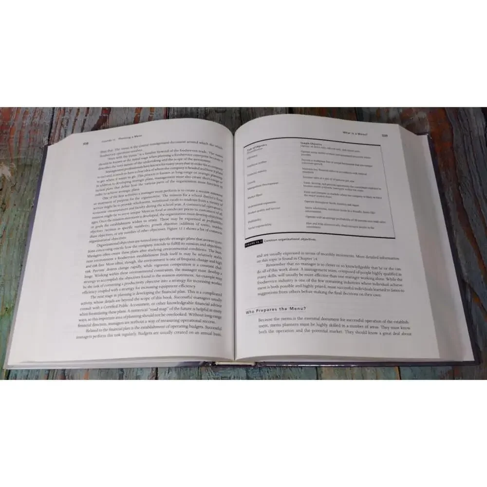 Purchasing,‎ Cost Control, and Menu Management - Professional Culinary Textbook